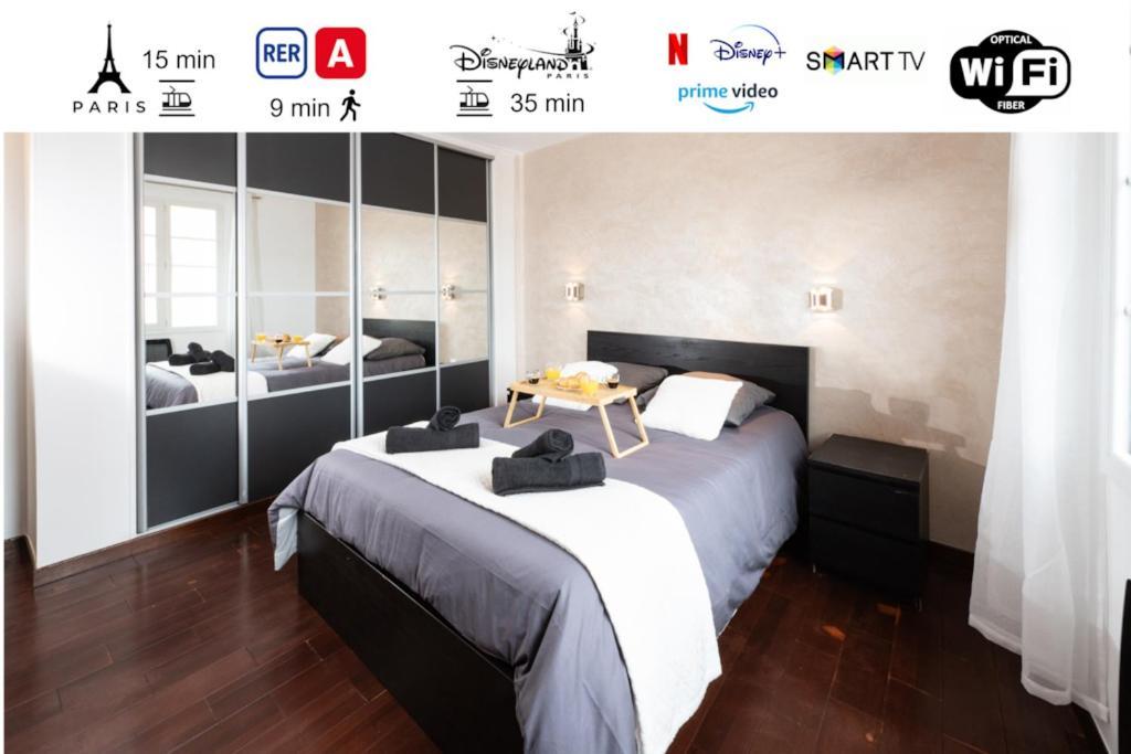 Cosy Paris - Disneyland - Rer A Apartment ฟอนตีเนย์-ซูส์-บัวส์ ภายนอก รูปภาพ